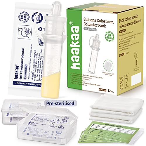 haakaa Silicone Colostrum Collector Set ReadytoUse Silicone Colostrum