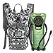 SHARKMOUTH Tactical Molle Hydration Backpack - Small Military Hydration Pack with 2L Water Bladder - Insulated Water Backpack for Hiking Running