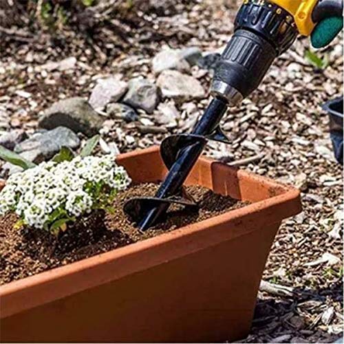 belupai Erdlochbohrer für den Garten, Erdlochbohrer, Erdlochbohrer, Erdbohrer, Erdbohrer, Erdbohrer-Bit für elektrische… – Bild 5