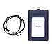 Leather ID Card Holder (Navy)