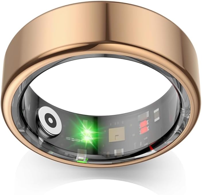 Fiorky R02 Smart Ring Fitness Tracker 5.0 Bluetooth Blood Oxygen Sleep HR IP68