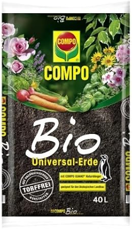 Compo Sana – Sustrato universal bio sin turba, 40 L): Amazon.es ...