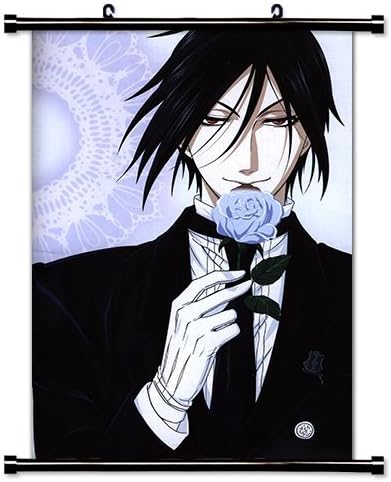 happy apple anime poster Black Butler Anime Fabric Wall Scroll Poster (23 x 37) Inches [WLlack Bu-9 (L)