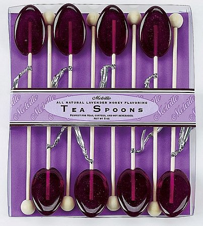 All Natural Lavender Honey Tea Spoons Gift Sets: 3 Count
