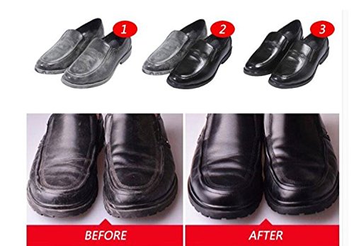 Handheld Electric Shoe Polisher Shoes Scrubber Portable Shoe Cleaning Brush Kit for Leather Shoes with 4 Interchangeable Heads by ShopIdea