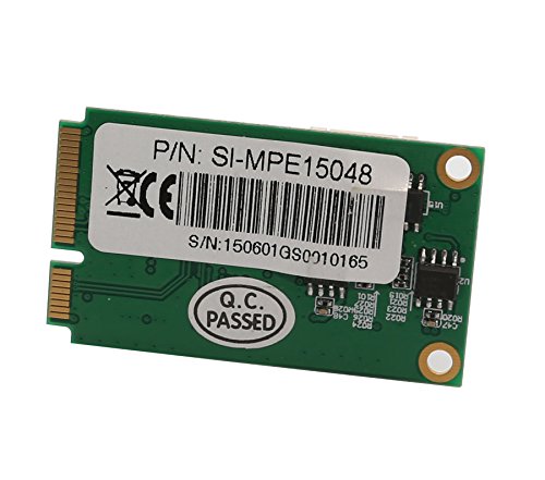 IO Crest SI-MPE15048 2 Port Serial Mini PCIe Controller Card (RS-422/485)