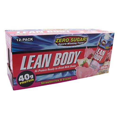 Labrada Nutrition Lean Body RTD Strawberries and Cream - 12 - 17 fl oz (500) ml shakes by Labrada