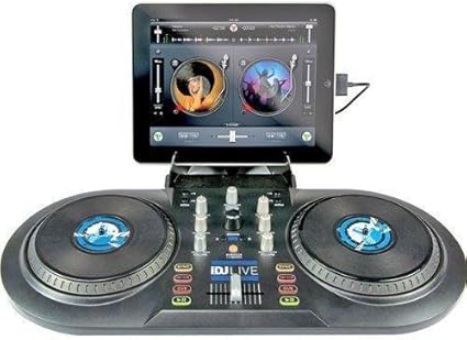 Amazon Com Numark Idj Live Dj Controller For Ipad Iphone Or Ipod Touch 30 Pin Musical Instruments