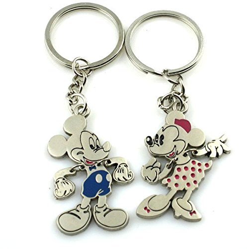 Caroline Disney Mickey and Miny Lover His Her Keychain Keyring Couples - Arrow & 