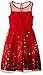 Speechless Girls' Illusion Neck Sequin Dress