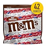 M&M'S Red, White & Blue Patriotic Milk Chocolate Candy, 42-Ounce Party Size Bag