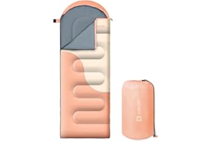 ESOKA PRON Sleeping Bags for Adults&Kids,Lightweight Waterproof Warm Weather Sleeping Bag,Compact Portable Sleeping Bag for Camping,Essentials Gear for Camping Hiking Outdoor Travel