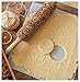 Rolling Pins & Pastry Boards - Christmas Embossed Rolling Pin Wood Baking Cookies Biscuit Fondant Cake Dough Engraved Roller Reindeer Wooden Embossing Roll Pin - Christmas Wooden Rolling Pins