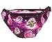 KANDYPACK Galaxy Cat Fanny Pack - Cute Cool Rave Festival Waist Bag with Hidden Pocket