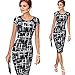 BEAUTYVAN Pencil Mini Dress, Fashion Women Bandage Short Sleeve Party Sexy Cocktail Pencil Mini Dress