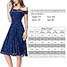 Noctflos Women's Off Shoulder Lace Flare Dress For Cocktail Party Wedding Guest