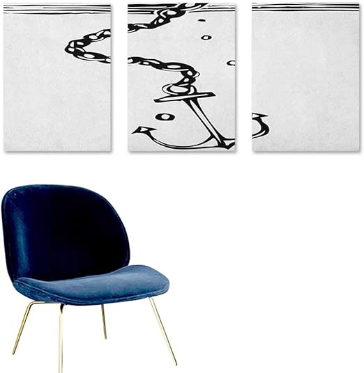 Amazon Com Anchor Oil Painting Modern Wall Art Posters Nautical