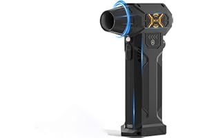 Compressed Air Duster,Electric Air Duster with LCD Display,Air Blower with LED Lights