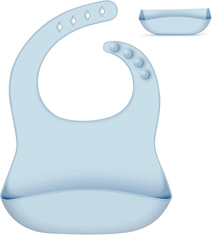 Bebe Bavoir Silicone Souple Bavette En Silicone Bavoir Plastique Fille Garcon Ajustable Bavoir Silicone Enfant Grande Poche Amazon Fr Bebes Puericulture