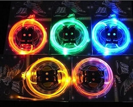 Leuchtende LED Schnürsenkel Schnürsenkel | Lichtwellenleiter-LED