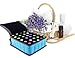 pureGLO Essential Oil Case to Protect Your Precious Oils - Holds 30 Bottles (5ml, 10ml & 17ml) - Perfect for Travel or Storage (Blue)