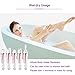 Hair Removal for Women 5 in 1 USB Rechargeable Hair Epilator Waterproof Lady Shaver Facial Hair Remover Women's Personal Groomers for Face Eyebrow Nose Armpit Bikini Arm Legs (Pink)