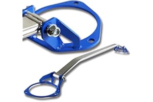 HK5 EPARTS 1 Piece Blue Front Upper Aluminum Tower Brace Strut Bar Compatible with 2015-2018 Subaru Impreza WRX STI