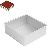 HERCHR Square Cake Pan, Square Baking Pan Cake Pans Shapes Aluminum Cheesecake with Removable Bottom, 8.7inch Mold Pan Removable Bottom Molds Bakeware
