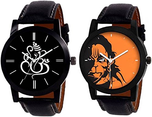 Multi Color Dial God Watches for Boys & Men (Pack of 2 God-BR-25)