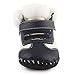 Orgrimmar Baby Girls Boys Velcro Cotton Soft Sole First Walkers Snow Boots (M=insole Len 4.92