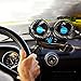 Anpress 12V Car Cooling Fan Oscillating Car Air Fan with Dual Head 2 Adjustable Speeds Quiet Strong Dashboard Cooling Fans DC Electric Car Fans for Sedan SUV RV Boat Auto Vehicles Golf Cart