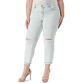 Jessica Simpson Womens Mika Best Friend Relaxed Fit Jeans, Enlighten, 20 Plus