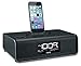 iHome iDL43B Dual Charging Stereo FM Clock Radio with Lightning Dock and USB Charge/Play - Black