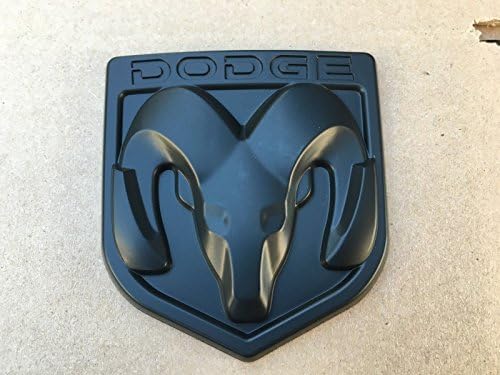 Dodge Ram Emblem 1500 2500 3500 Tailgate Ram Head Medallion Matte Black New