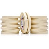WOD MT5 Masking Tape 1/2 inch for General Purpose/Painting - Pack of 18 Rolls - 60 Yards per roll