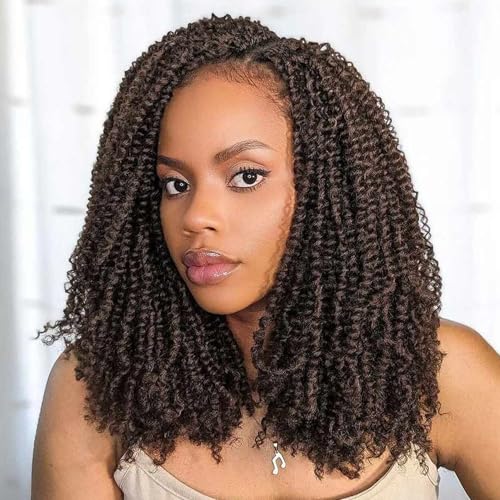 FASHION IDOL Kinky Curly V Bulk Human Hair for Twist Braids Dreadlock Extensions Loc Repair Afro Kinky Curly Human Hair for Braiding 3 Bulk 3oz