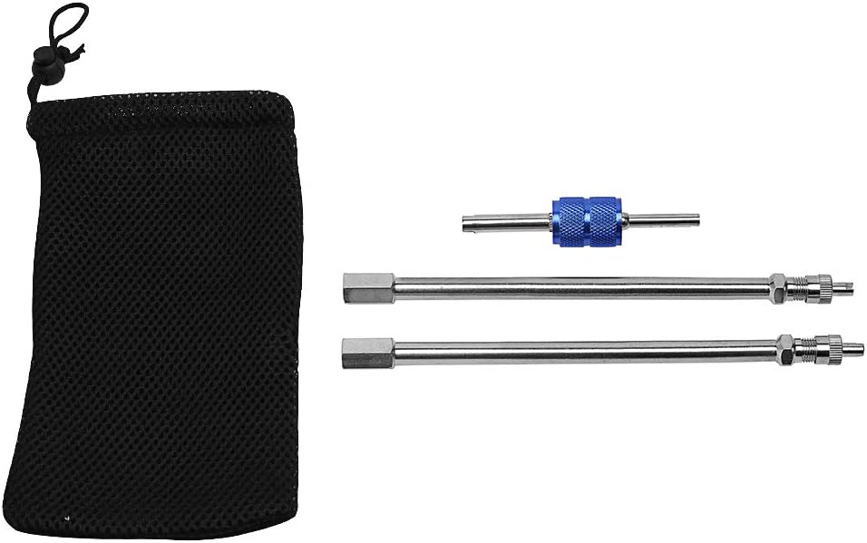 6'' Dually Valve Stem Extenders Straight Metal Dual Wheel