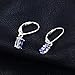 JewelryPalace 1ct Natural Tanzanite LeverBack Earrings 925 Sterling Silver