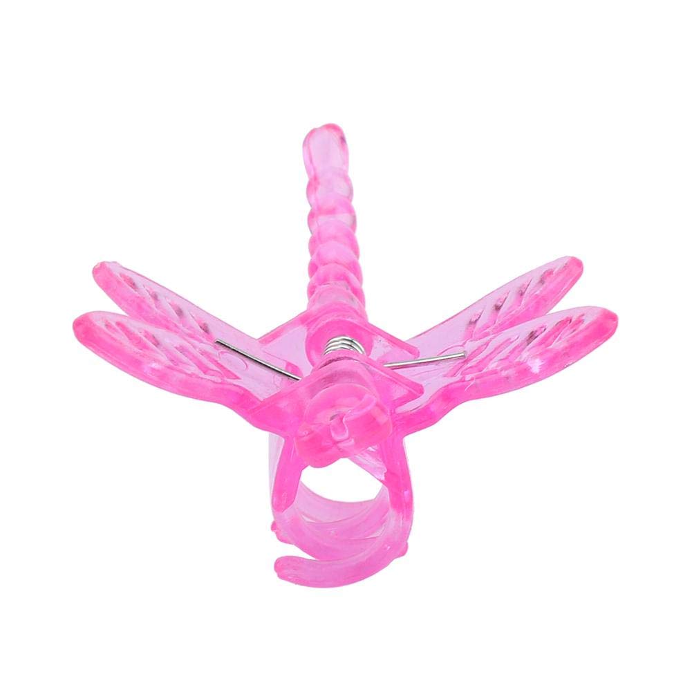 100PCS Plant Support Clips for Upright Growth - Rose Red Plastic Stem & Orchid Clips to Hold Flowers Securely, Mini Grow Straight Tools for Indoor Plants, Garden Flower Holder (160 Characters)