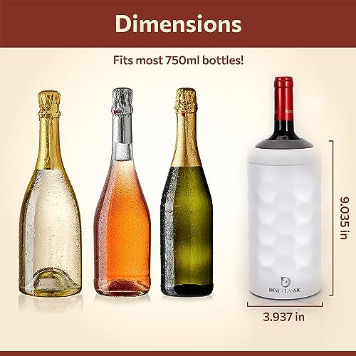 Premium Wine Chiller Wine Bottle Chiller Double Walled, Vacuum