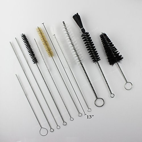 JC Performance Cleaning Brush Set Pipe Tube Hose Aquarium Cleaner (10 Pack)