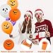 Christmas LED Balloons - 30pcs Light Up Balloons with 4 fantastic Patterns White Orange Purple Colour Latex Balloon Glows Up to 12 Hours Party Home Garden Lantern Christmas Decors