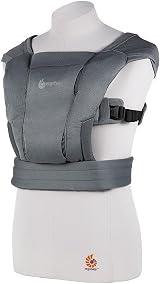 Ergobaby Embrace Soft Air Mesh Baby Carrier Newborn Front Belly 2-Position view 8