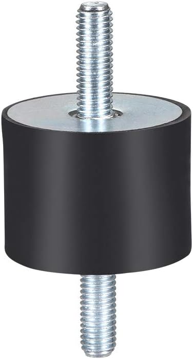 sourcing map 40 x 30mm Rubber Mounts,Vibration Isolators,Shock Absorber with M8 x 23mm Studs