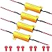 LED Load Resistor Pack of 4 LED Indicator 50W 6Ω Flash Rate Relay Turn Signal Load Resistor