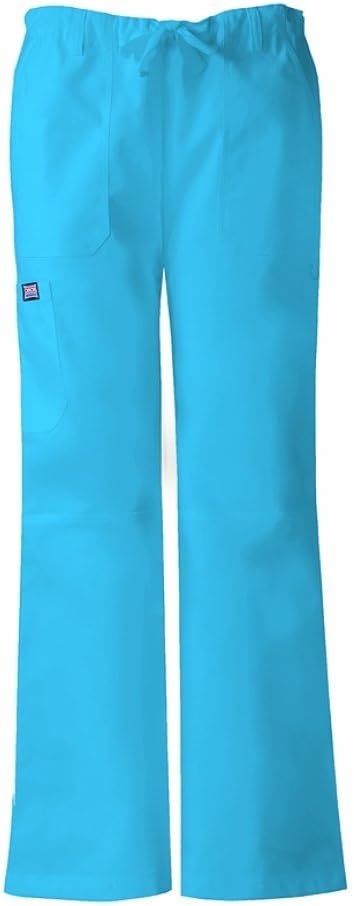 Cherokee Women's Low Rise Drawstring Cargo Scrub Pant