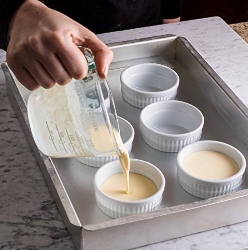 4 Porcelain+Ramekin+Dessert+Souffle+Baking