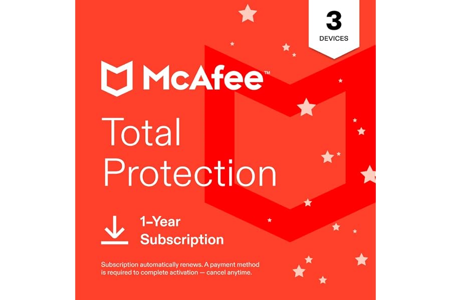 Gift Idea: McAfee Total Protection 2027 Antivirus Software