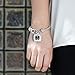 Scale of Justice Lawyer, Judge & Law Student Charm Classic Silver Plated Square Crystal Bracelet