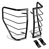 For Ford F-150 12th Gen Pair of Bolt-On Rear Tail Brake Light Guards (Black)
